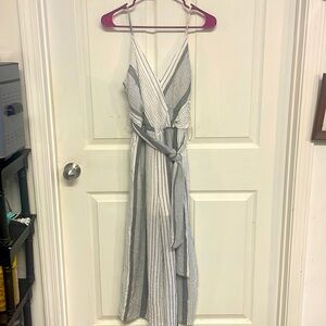 Sienna Sky striped Jumpsuit-XS